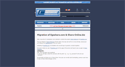 Desktop Screenshot of egoshare.com